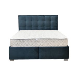 Κρεβάτι με αποθηκευτικό χώρο και σομιέ Cloud Μπλε 160x200