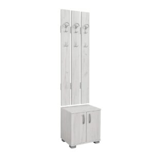 Κρεμάστρα παπουτσοθήκη APOLON PA-2 δρυς πάγου 50x37x209