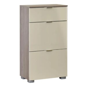 Παπουτσοθήκη ELEGANCE 60 nordic δρυς/ άμμου γυαλιστερό 60x38x107,5