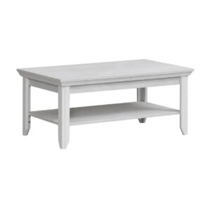 Τραπέζι σαλονιού RUSTIC rustic λευκό 101,2x60,6x45