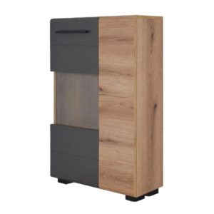 Επιδαπέδια βιτρίνα BARCELONA artisan/ γκρι 65x32x103