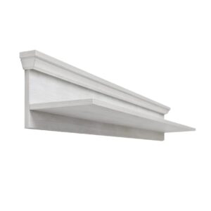 Επιτοίχιο ράφι RUSTIC rustic λευκό 166,5x21,8x21,8