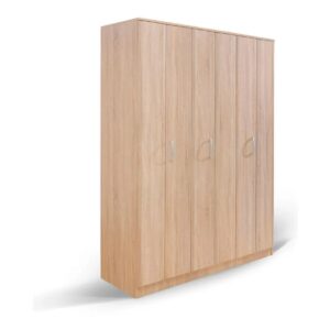 Ανοιγόμενη ντουλάπα τύπου φυσούνα FORTUNA F3 δρυς 150x52x222