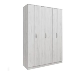 Ανοιγόμενη ντουλάπα τύπου φυσούνα FORTUNA F3 δρυς πάγου 150x52x222