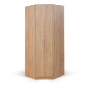 Ανοιγόμενη γωνιακή ντουλάπα τύπου φυσούνα FORTUNA FU δρυς 88x52x222