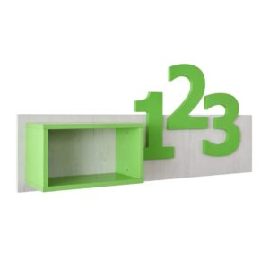Επιτοίχιο ράφι με αριθμούς Numero Λαχανί