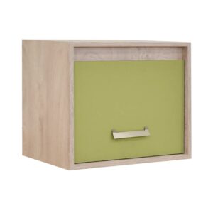 Επιτοίχιο ράφι Kinder 1V Premium δρυς/ λαχανί 60x42x50