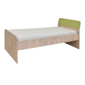 Μονό κρεβάτι Kinder 90 premium δρυς/ λαχανί 100,5x206x91