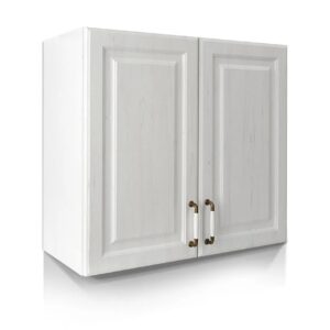 Επιτοίχιο ντουλάπι κουζίνας RUSTIC V80 rustic λευκό 80x31x72