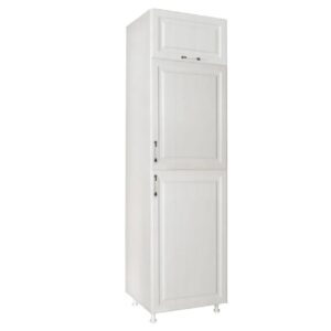 Επιδαπέδια στήλη εντοιχιζόμενου ψυγείου κουζίνας RUSTIC FRIZ 2V rustic λευκό 60x57x222