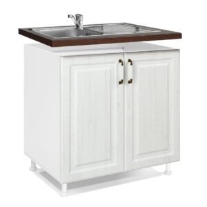 Επιδαπέδιο ντουλάπι νεροχύτη κουζίνας RUSTIC D80 S 80x60x85