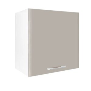 Επιτοίχιο ντουλάπι απορροφητήρα κουζίνας IN MDF VA60 1V Cashmere γυαλιστερό 60x31x57εκ.