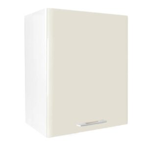 Επιτοίχιο ντουλάπι με 1 πόρτα κουζίνας IN MDF V60 1V Μπεζ γυαλιστερό 60x31x72εκ.