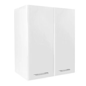 Επιτοίχιο ντουλάπι κουζίνας IN MDF V60 Λευκό γυαλιστερό 60x31x72εκ.