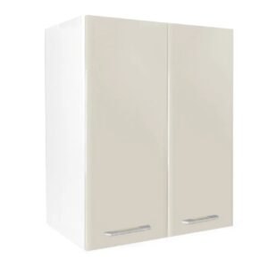 Επιτοίχιο ντουλάπι κουζίνας IN MDF V60 Μπεζ γυαλιστερό 60x31x72εκ.