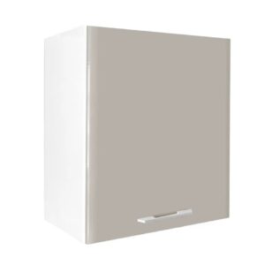 Επιτοίχιο ντουλάπι απορροφητήρα κουζίνας IN MDF VA60/68 1V Cashmere γυαλιστερό 60x31x68εκ.