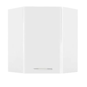 Επιτοίχιο γωνιακό ντουλάπι κουζίνας IN MDF VU60 Λευκό γυαλιστερό 60/31×60/31×72εκ.