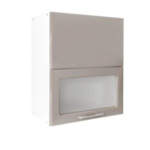 Επιτοίχιο ντουλάπι κουζίνας σπαστό IN MDF VH60 B Cashmere γυαλιστερό 60x31x72εκ.