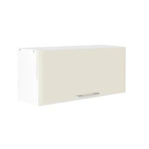 Επιτοίχιο ντουλάπι κουζίνας IN MDF VH80/36 B Μπεζ γυαλιστερό 80x31x36εκ.