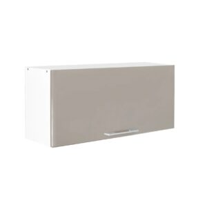 Επιτοίχιο ντουλάπι κουζίνας IN MDF VH80/36 B Cashmere γυαλιστερό 80x31x36εκ.