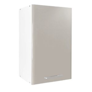 Επιτοίχιο ντουλάπι κουζίνας IN MDF V45 Cashmere γυαλιστερό 45x31x72εκ.