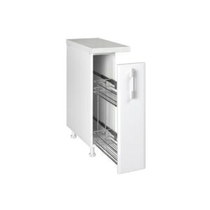 Επιδαπέδια συρταριέρα κουζίνας IN MDF D20 Λευκό γυαλιστερό 20x60x85εκ.