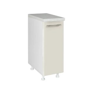 Επιδαπέδιο ντουλάπι κουζίνας IN MDF D30 Μπεζ γυαλιστερό 30x60x85εκ.