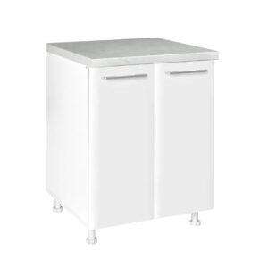 Επιδαπέδιο ντουλάπι κουζίνας IN MDF D60 Λευκό γυαλιστερό 60x60x85εκ.