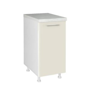 Επιδαπέδιο ντουλάπι κουζίνας IN MDF D40 K Μπεζ γυαλιστερό 40x60x85εκ.