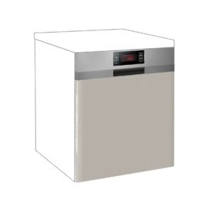 Μάσκα πλυντηρίου κουζίνας IN MDF Mask 60x60 Cashmere γυαλιστερό 60x1.9x60εκ.