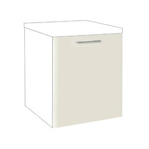 Μάσκα πλυντηρίου κουζίνας IN MDF Mask 60x72 Μπεζ γυαλιστερό 60x1.9x72εκ.