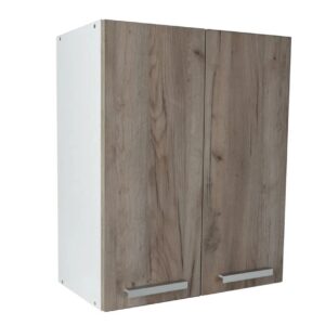 Επιτοίχιο ντουλάπι κουζίνας In V60 Γκρι δρυς 60x31x72εκ.