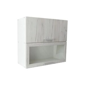 Επιτοίχιο ντουλάπι κουζίνας σπαστό In VH80 B Δρυς πάγου 80x31x72εκ.
