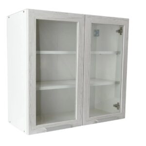 Επιτοίχια βιτρίνα κουζίνας In V80 S Δρυς πάγου 80x31x72εκ.