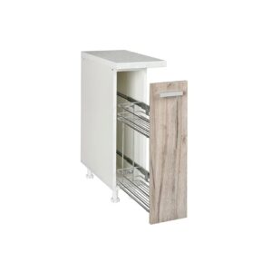 Επιδαπέδια συρταριέρα κουζίνας In D20 Γκρι δρυς 20x60x85εκ.