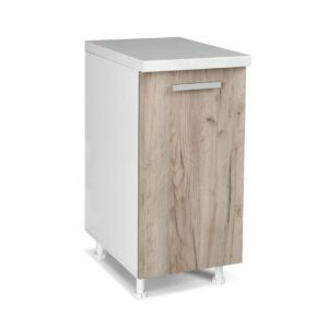 Επιδαπέδιο ντουλάπι κουζίνας In D40 K Γκρι δρυς 40x60x85εκ.