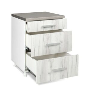 Επιδαπέδια συρταριέρα κουζίνας In D60 F Δρυς πάγου 60x60x85εκ.