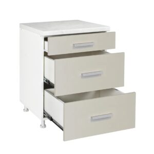 Επιδαπέδια συρταριέρα κουζίνας In D60 F Άμμου 60x60x85εκ.