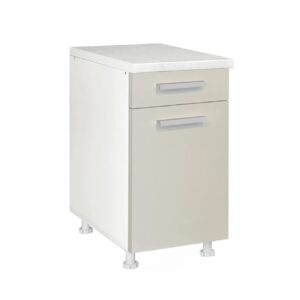 Επιδαπέδιο ντουλάπι με συρτάρι κουζίνας In D45 KF Άμμου 45x60x85εκ.