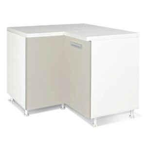 Επιδαπέδιο γωνιακό ντουλάπι σπαστό κουζίνας In DU 2K Άμμου 100/60x100/60x85εκ.