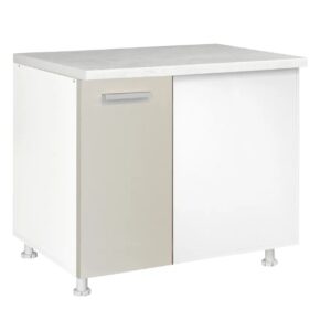 Επιδαπέδιο γωνιακό ντουλάπι κουζίνας In DU100 Άμμου 100x60x85εκ.