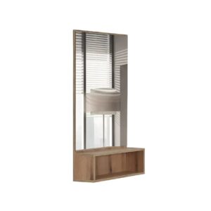 Επιτοίχιο ράφι με καθρεφτη LEONIDAS 80 artisan 80x20x123