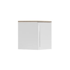 Πατάρι LEONIDAS 40 premium δρυς/ λευκό 40x38x45