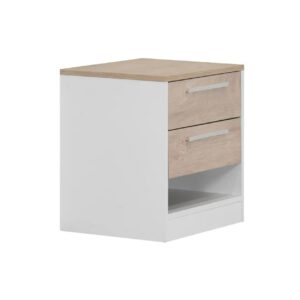 Κομοδίνο KALIOPA premium δρυς/ λευκό 50x40x52,4