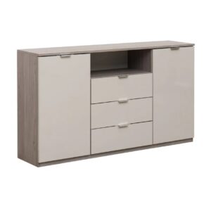 Μπουφές κομότα ELEGANCE 150 nordic δρυς/ άμμου γυαλιστερό 149,5x40x80