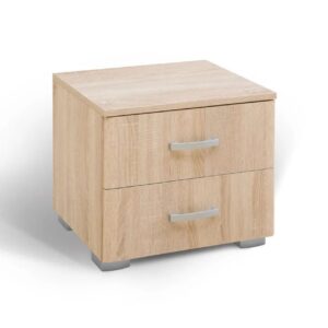 Κομοδίνο με 2 συρτάρια MATIS 2F δρυς 49x38x45,5