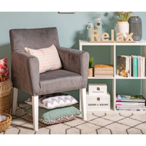 Καρεκλοπολυθρόνα GM-G01 ZIZEL με επιλογή χρώματος σε ύφασμα και ξύλο