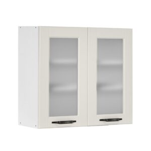 Επιτοίχια βιτρίνα κουζίνας CONTEMPO V80 S Μπεζ 80x31x72εκ.