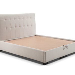 Κρεβάτι με αποθηκευτικό χώρο και σομιέ VM- DREAM με επιλογή υφάσματος 160x200