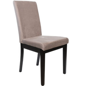 Καρέκλα τραπεζαρίας BM-DIVA με ύφασμα petra castel μπεζ και χρώμα ποδιού μαύρο